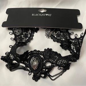 Black lace choker/ necklace